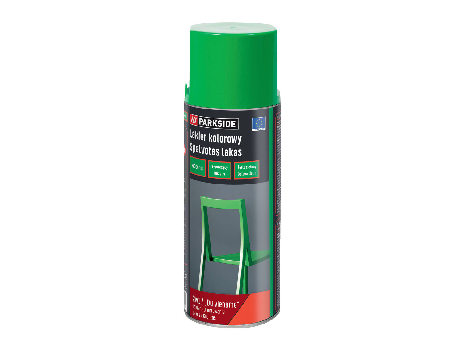 Lakier szybkoschnący w sprayu 400 ml , cena 14,99 PLN
- do metalu, drewna, tworzywa ...