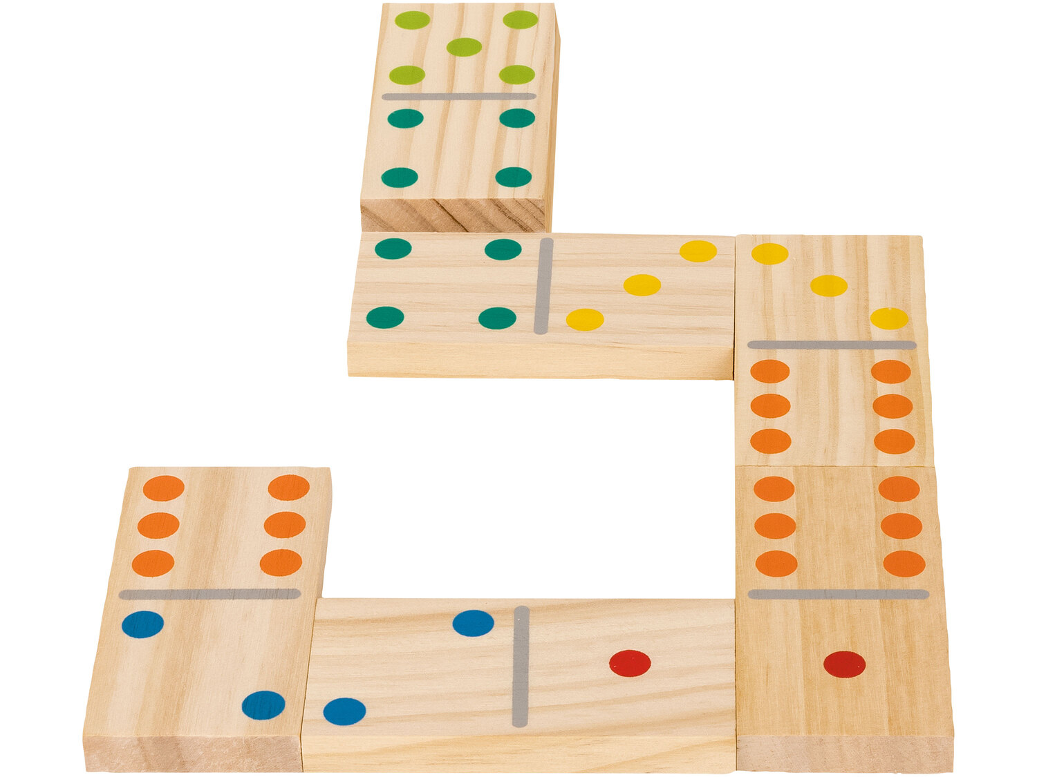 Zestaw do gry w domino Playtive, cena 44,99 PLN
- z naturalnego drewna
- w zestawie ...