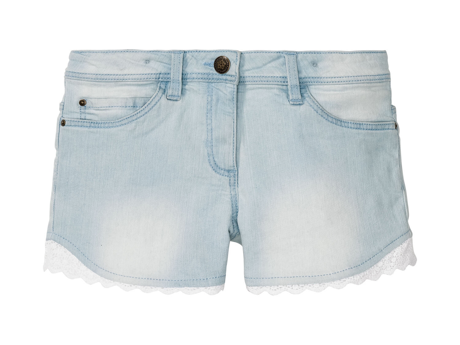 Szorty jeansowe dziewczęce , cena 24,99 PLN
- 98% bawełny, 2% elastanu (LYCRA®)
- ...