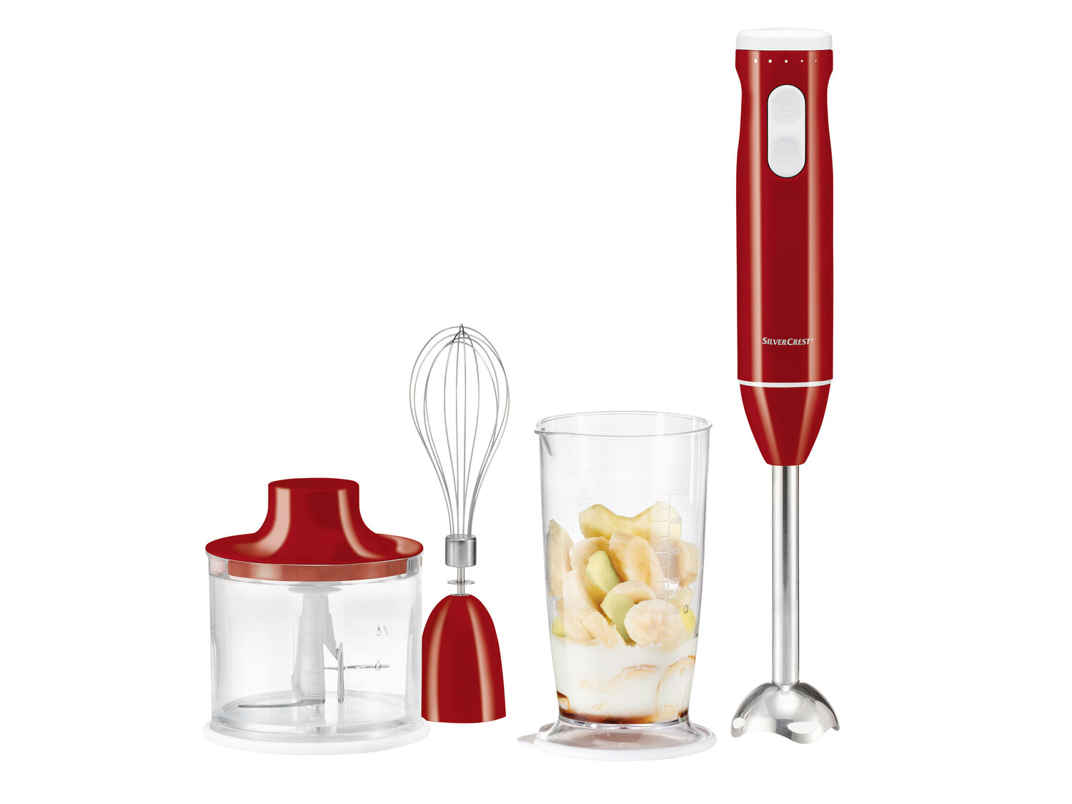 Blender ręczny 600 W z zestawem akcesoriów Silverscrest Kitchen Tools, cena 79,90 ...