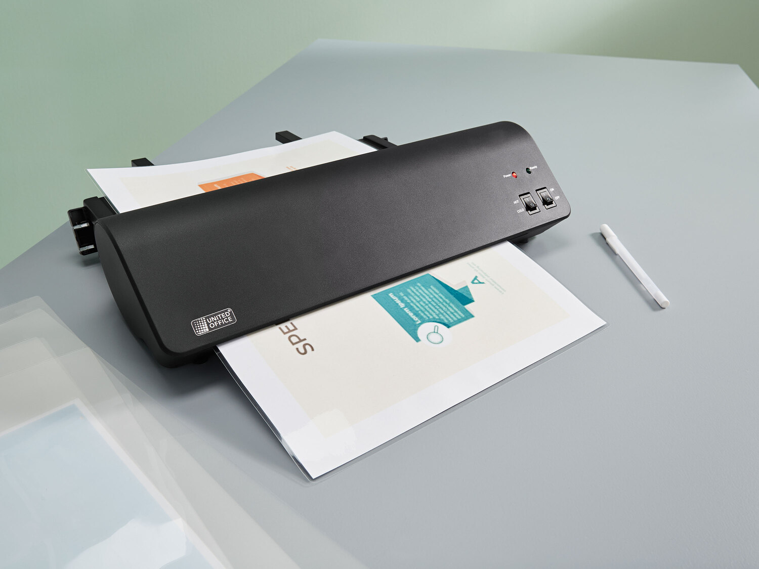 Zestaw folii do laminowania United Office, cena 13,99 PLN
40 arkuszy A5 i 80 arkuszy ...