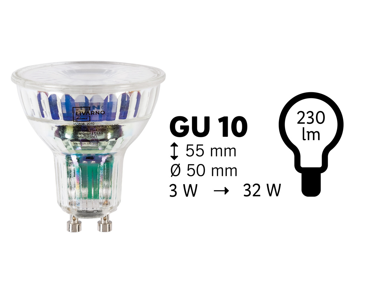LIVARNO HOME® Żarówka LED , cena 4,99 PLN
LIVARNO HOME® Żarówka LED 4 ...
