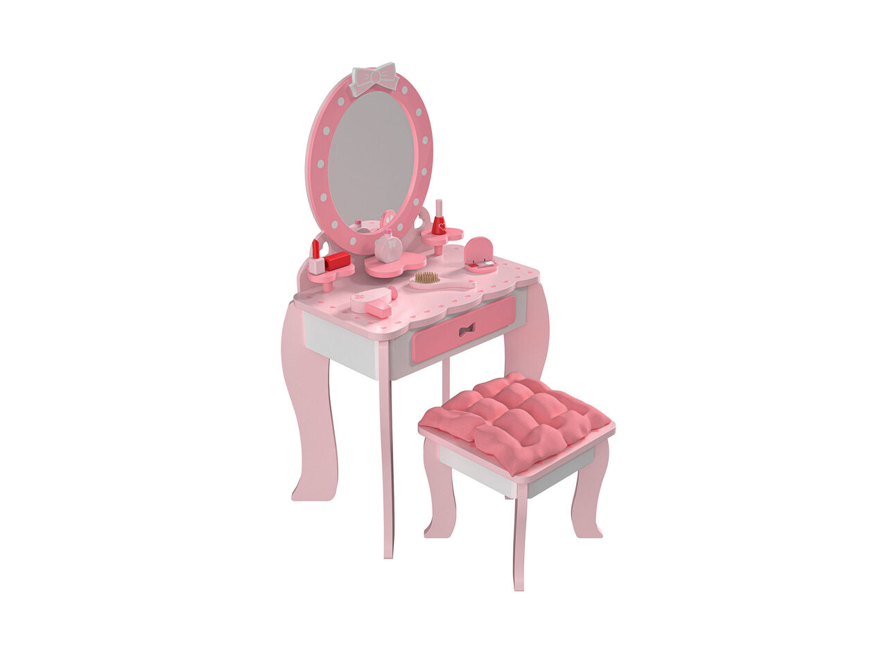 PLAYTIVE® Toaletka drewniana , cena 199 PLN
- stolik: ok. 50 cm x 92,5 cm ...