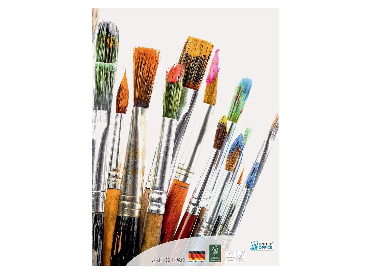 UNITED OFFICE® Blok rysunkowy A3, 40 arkuszy , cena 6,99 PLN