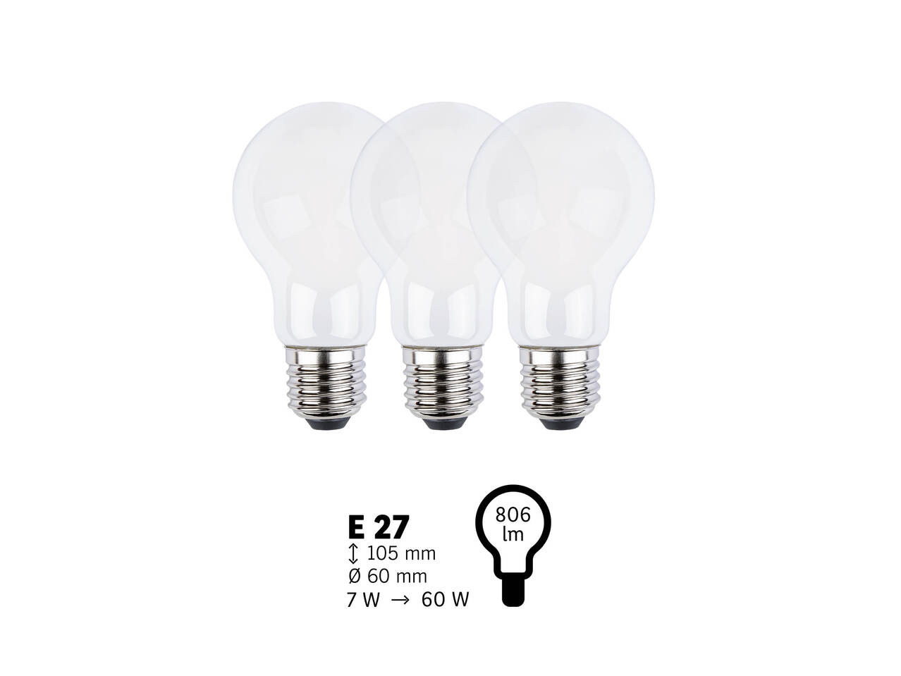 OSRAM® Żarówki filamentowe LED, 3 szt. , cena 29,99 PLN
OSRAM® Żarówki ...