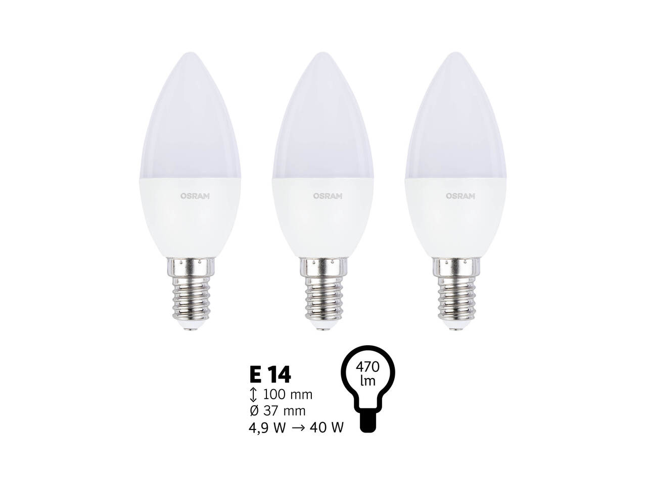 OSRAM® Żarówki LED, 3 szt. , cena 19,99 PLN
OSRAM® Żarówki LED, 3 szt. ...