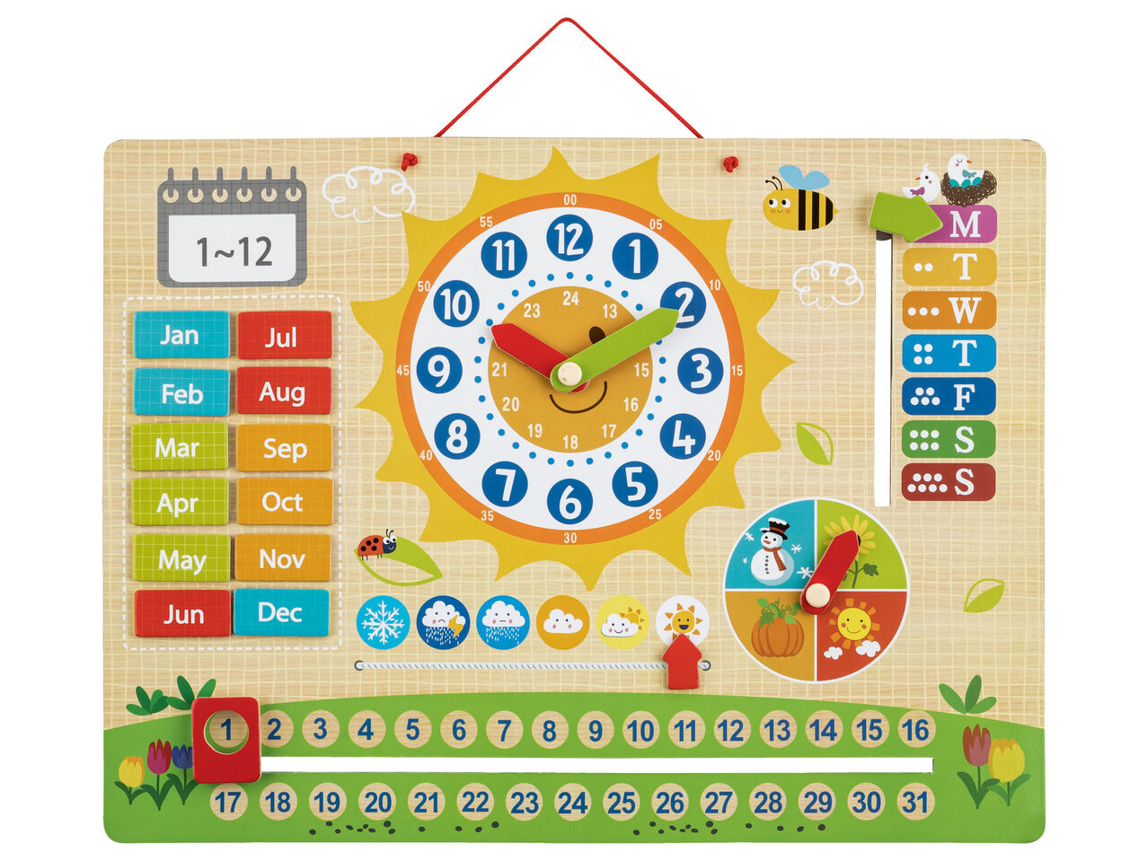 PLAYTIVE® Drewniany laptop lub zegar magnetyczny , cena 29,99 PLN
- 84 elementy ...