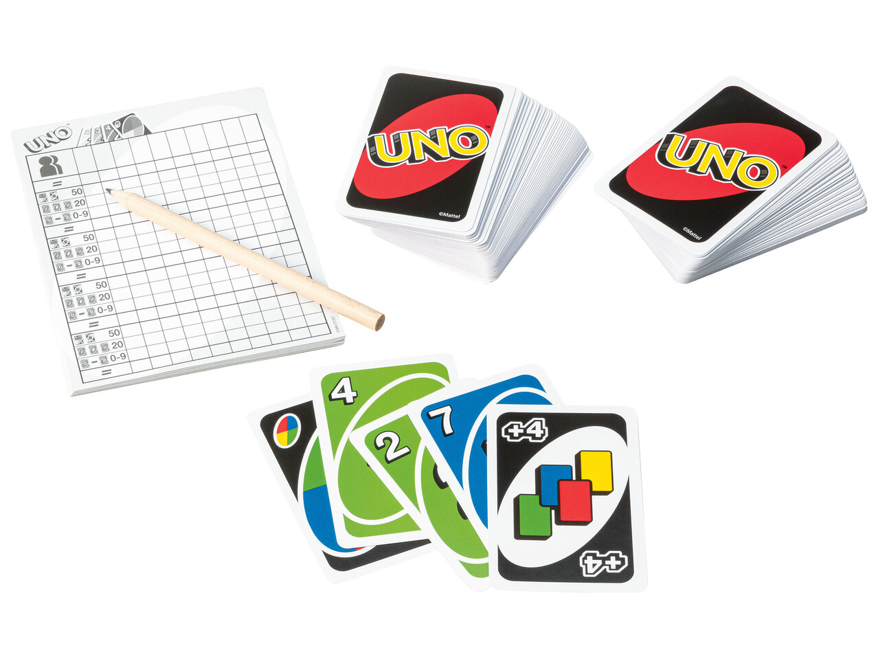 MATTEL® Gra , cena 69,9 PLN
MATTEL® Gra 3 wzory
- do wyboru: Uno Deluxe, S.O.S ...