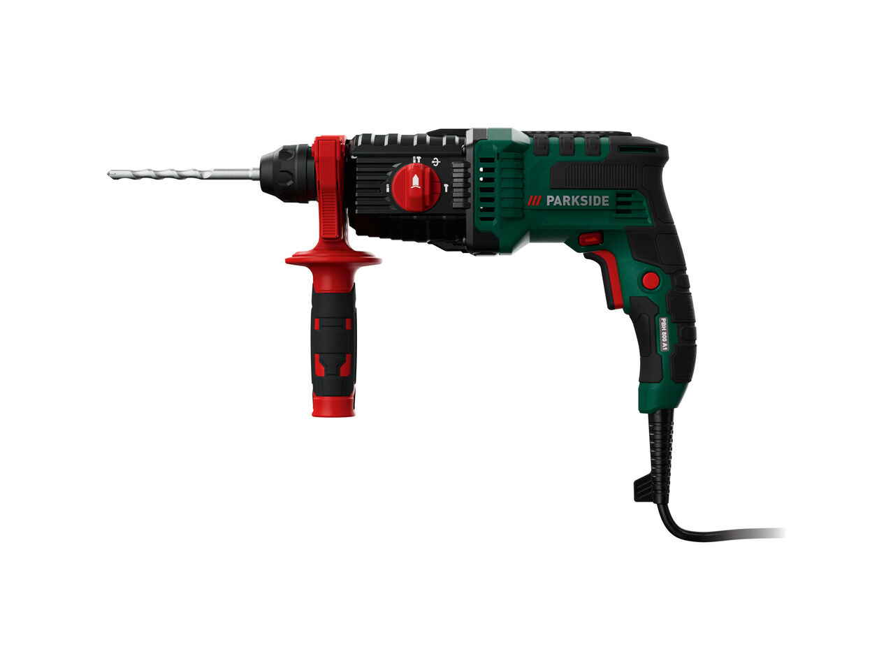 PARKSIDE PBH 800 A1 Młotowiertarka udarowa 800 W , cena 179 PLN
- do obróbki ...