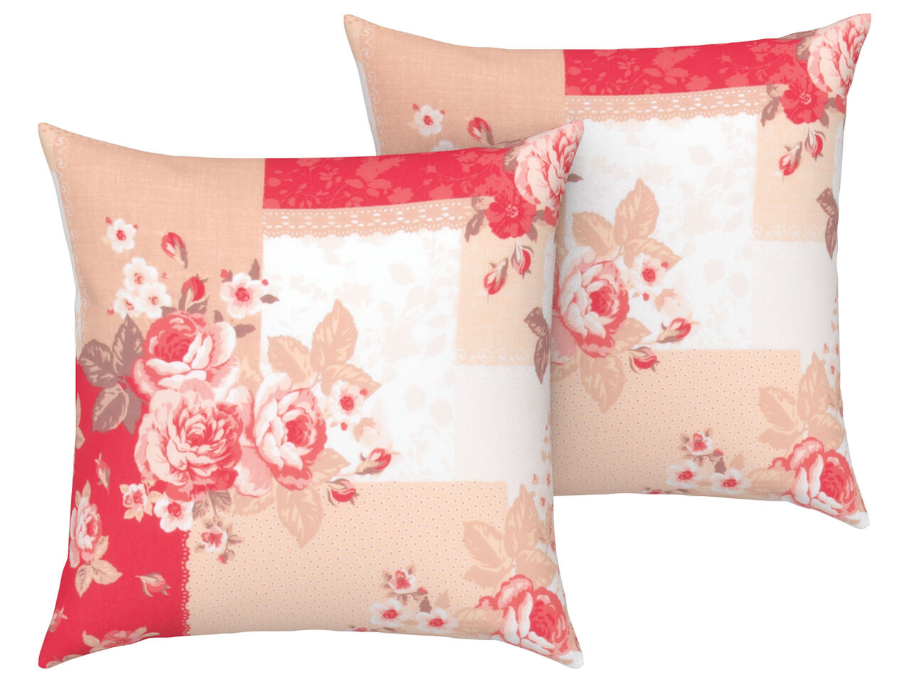 LIVARNO HOME® Poszewki na poduszki z bawełną , cena 4,99 PLN