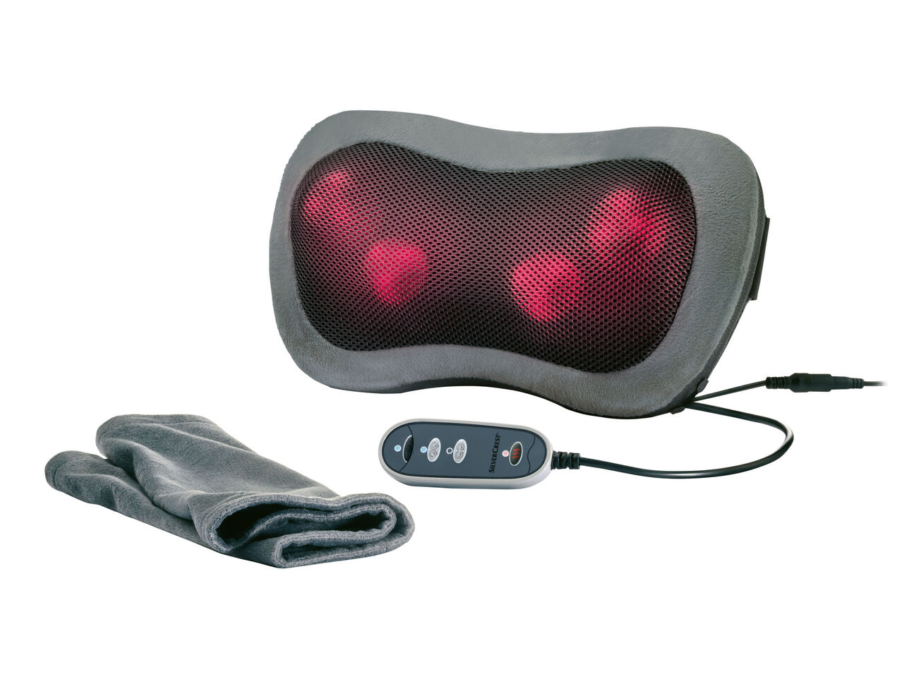 SILVERCREST® Poduszka do masażu shiatsu pleców , cena 129 PLN
pleców lub ...
