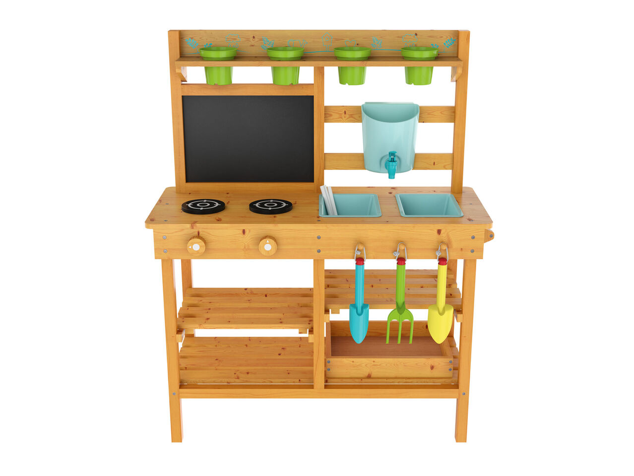 Playtive Drewniana kuchnia ogrodowa , cena 299 PLN
Playtive Drewniana kuchnia ogrodowa ...