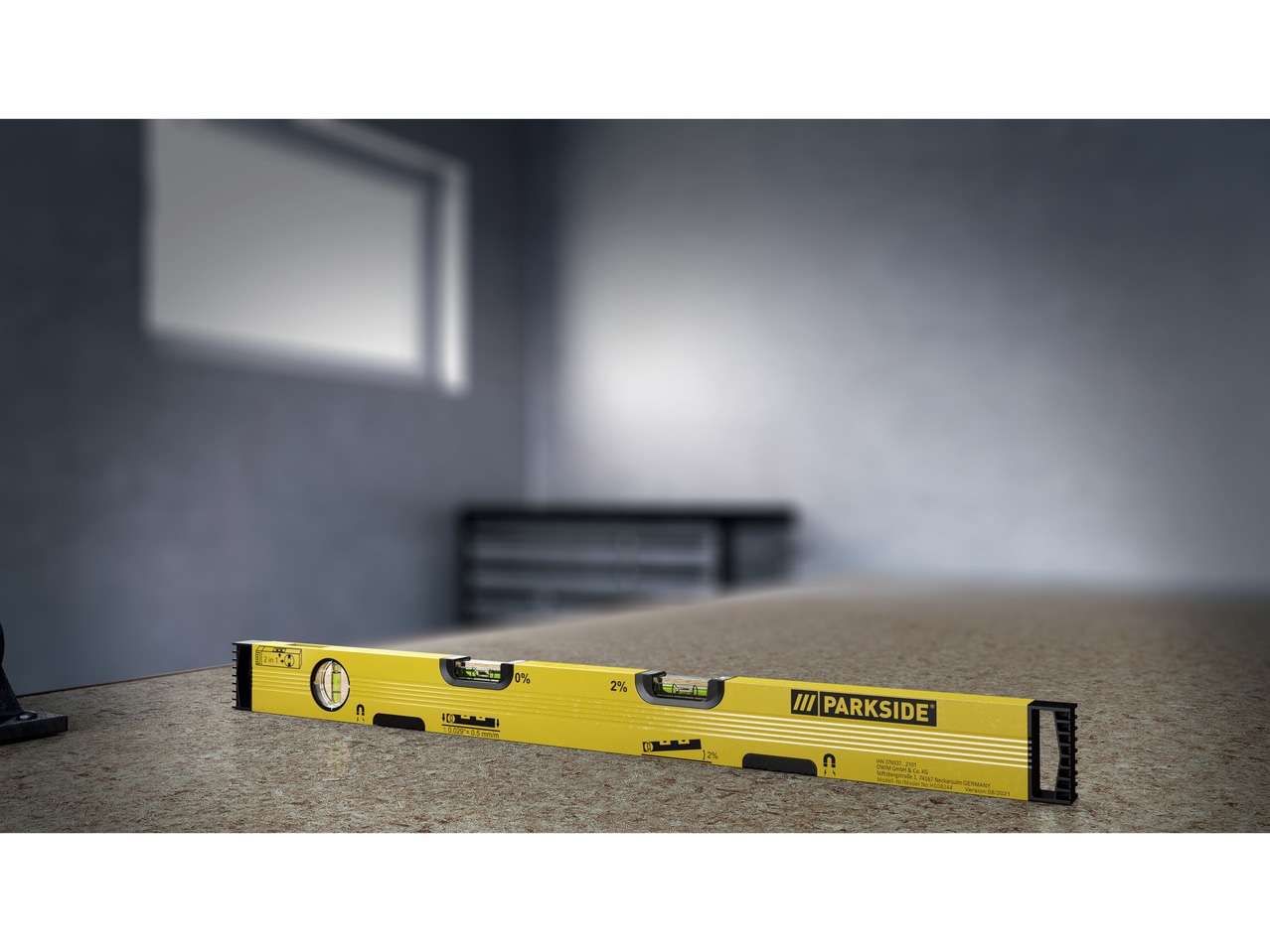 PARKSIDE® Poziomica 60 cm , cena 37,99 PLN
- 3 libelle do pomiaru kątów ...