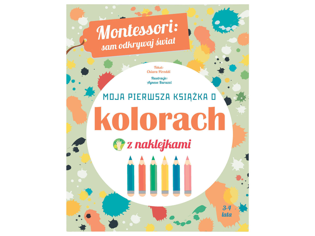 Zeszyt ćwiczeń Montessori z naklejkami , cena 14,99 PLN