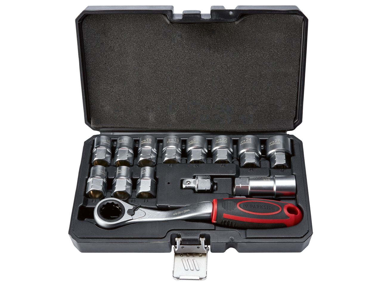 PARKSIDE® Zestaw kluczy nasadowych z grzechotką, , cena 129 PLN
PARKSIDE® Zestaw ...