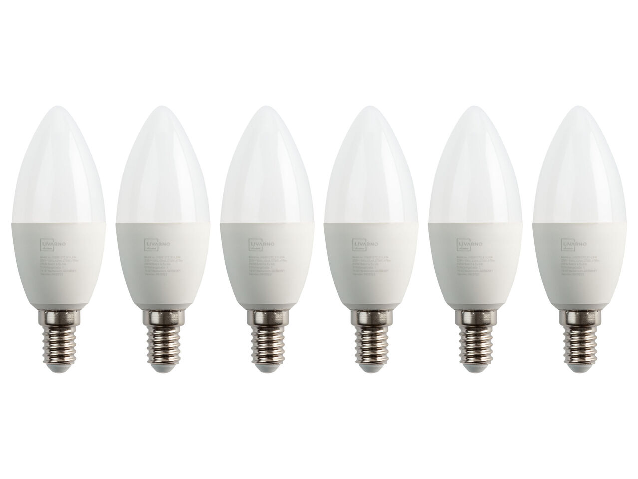 LIVARNO HOME® Żarówka LED, 6 szt. , cena 5,99 PLN
Artykuł dostępny wyłącznie ...