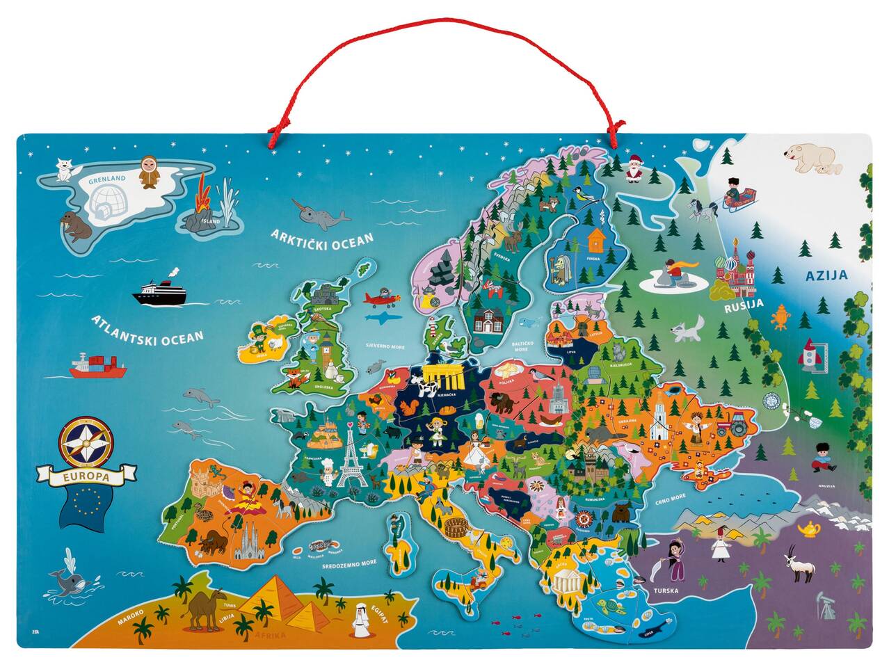 PLAYTIVE® Magnetyczna mapa świata lub Europy , cena 79,9 PLN
PLAYTIVE® Magnetyczna ...