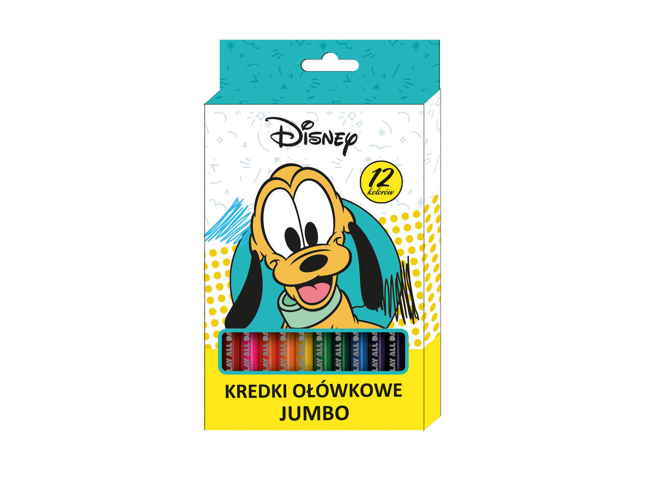 Kredki ołówkowe jumbo, 12 kolorów , cena 9,99 PLN