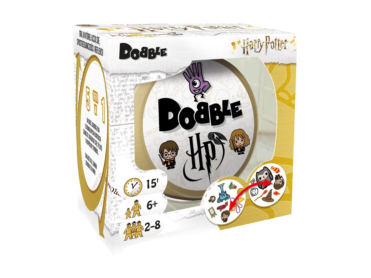 REBEL® Gra Dobble , cena 49,99 PLN
- do wyboru: Harry Potter, Kicia Kocia lub ...