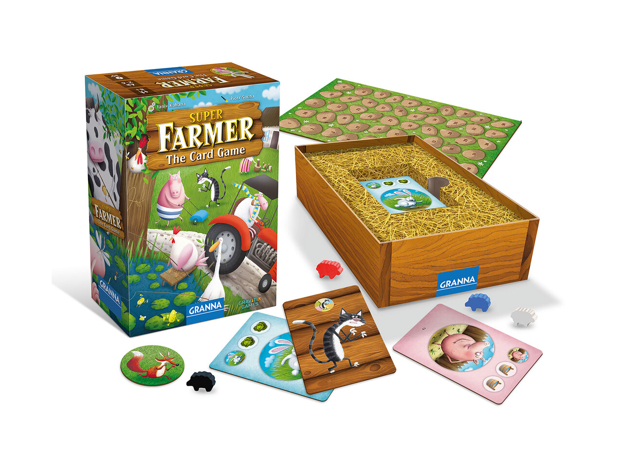 GRANNA® Gra Superfarmer - wersja karciana , cena 29,99 PLN
- od 2-5 graczy
Superfarmer ...