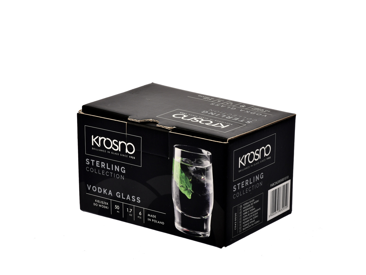 KROSNO® Kieliszki do wódki STERLING 50 ml, 6 , cena 32,99 PLN