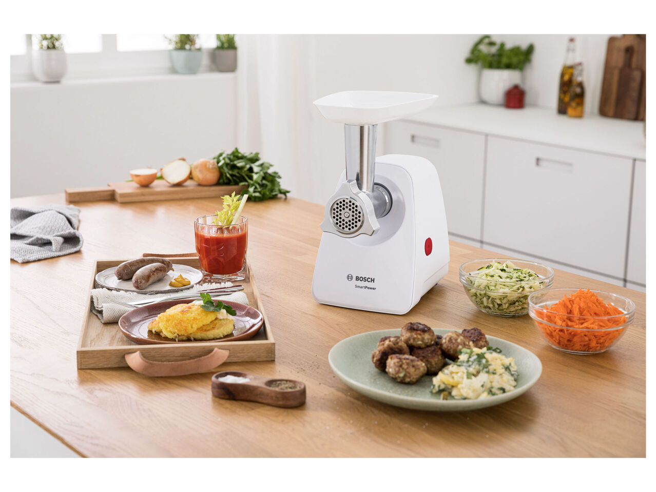 Bosch® Maszynka do mielenia mięsa Bosch Smart Power 1500 W , cena 269 PLN
- ...