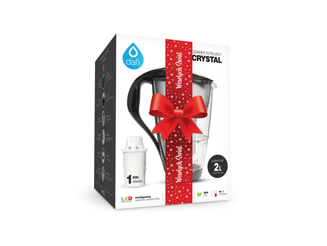 DAFI® Szklany dzbanek Dafi CRYSTAL LED 2 l , cena 79,9 PLN
- z wysokiej jakości ...