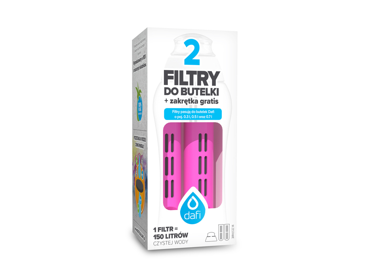 Zestaw 2 filtrów z zakrętką do butelek filtrujących , cena 25,99 PLN
Zestaw ...