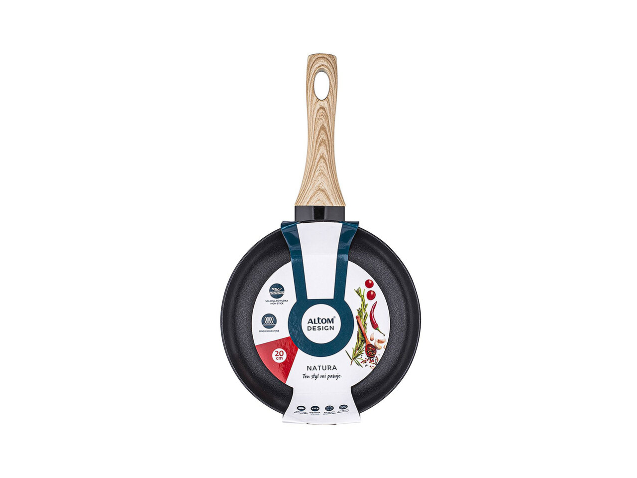 ALTOM DESIGN® Patelnia Ø 20 cm , cena 34,99 PLN
- do wszystkich typów kuchenek, ...
