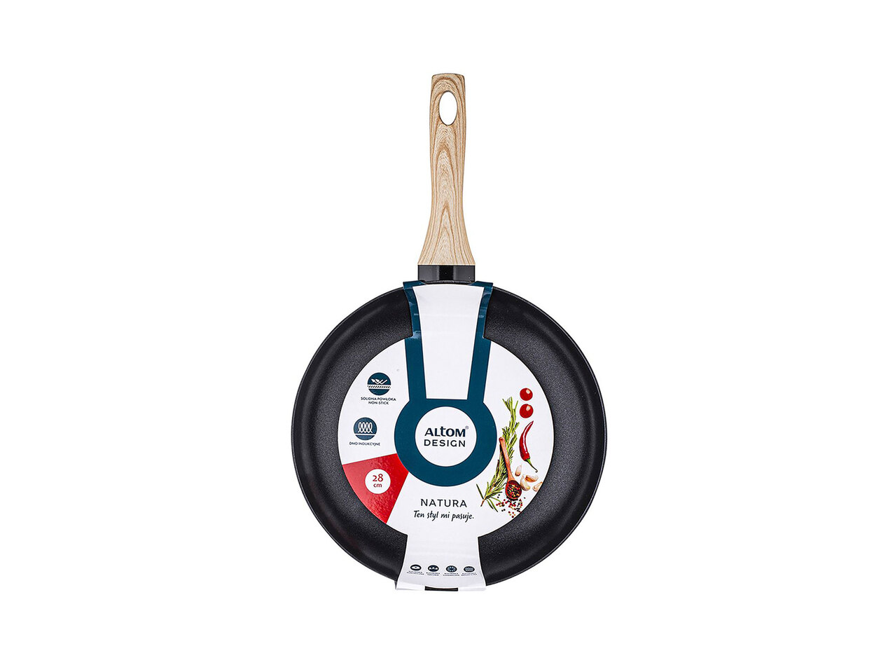 ALTOM DESIGN® Patelnia Ø 28 cm , cena 49,99 PLN
- do wszystkich typów kuchenek, ...
