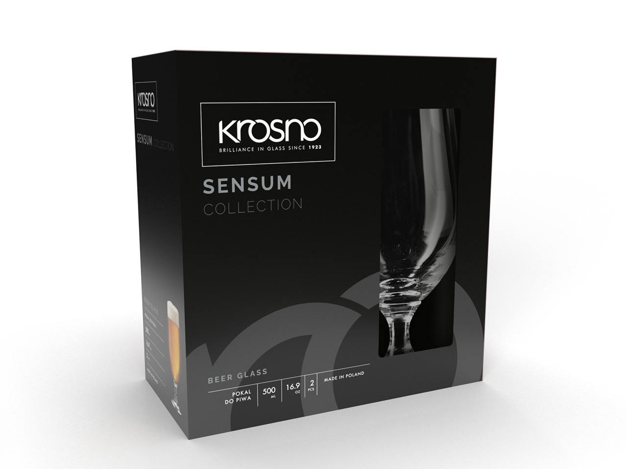 KROSNO® Zestaw 2 pokali do piwa , cena 19,99 PLN
KROSNO® Zestaw 2 pokali do ...