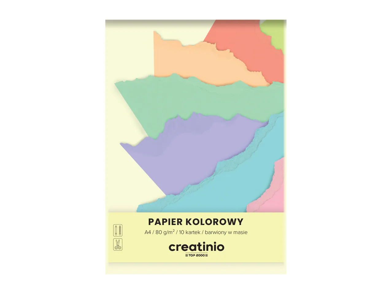 TOP 2000 Papier kolorowy A4, 10 kartek , cena 3,99 PLN
TOP 2000 Papier kolorowy ...