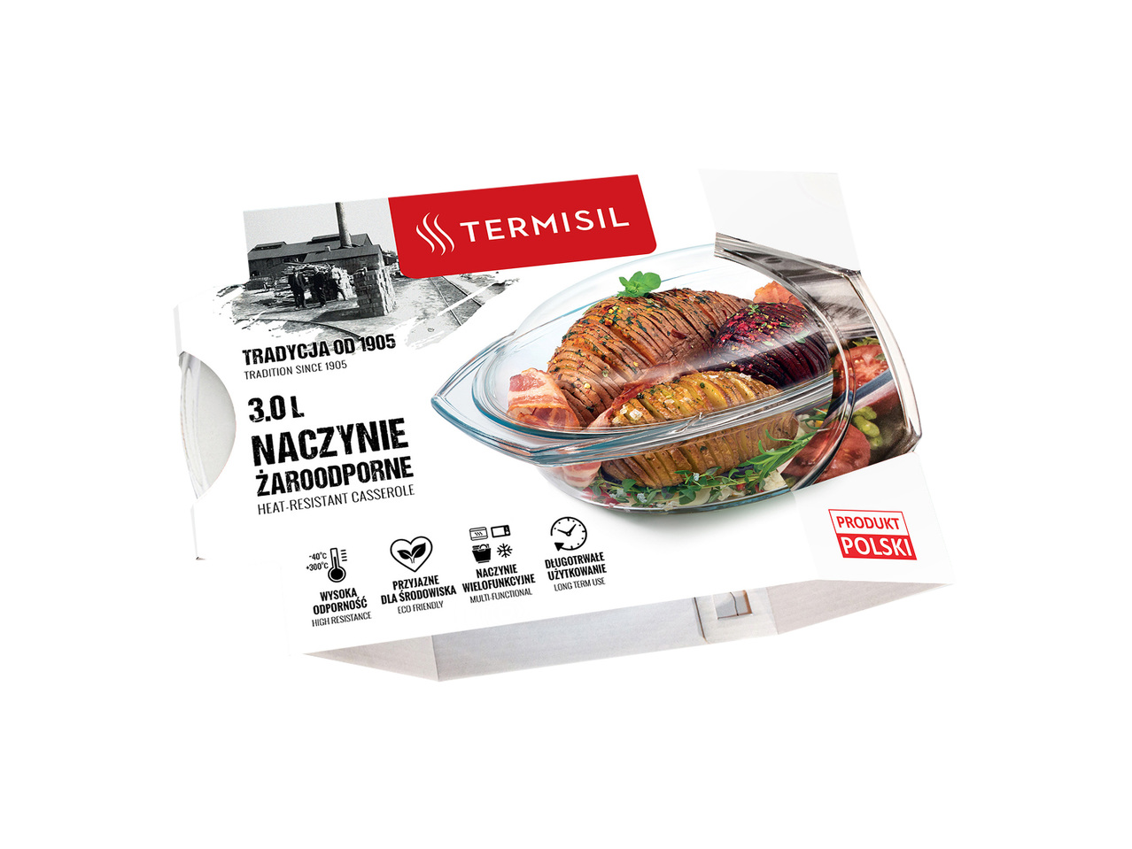TERMISIL® Naczynie żaroodporne 3 l Grill & , cena 34,99 PLN
TERMISIL® Naczynie ...
