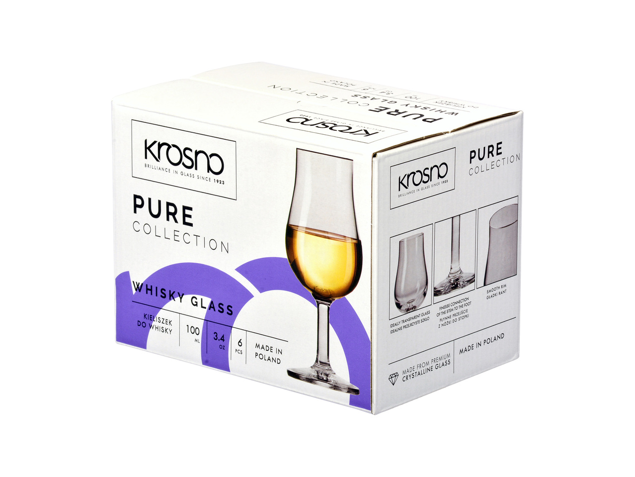 KROSNO® Szklanki do whisky PURE COLLECTION, 6 , cena 39,99 PLN
KROSNO® Szklanki ...
