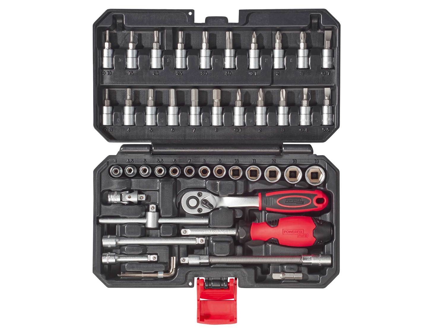 Zestaw grzechotek i bitów w walizce Powerfix, cena 59,90 PLN
- ze stali chromowo-wanadowej ...