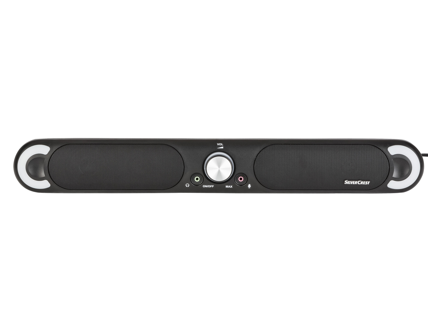 Głośnik PC-soundbar Silvercrest, cena 99,00 PLN 
- port na słuchawki i mikrofon
- ...