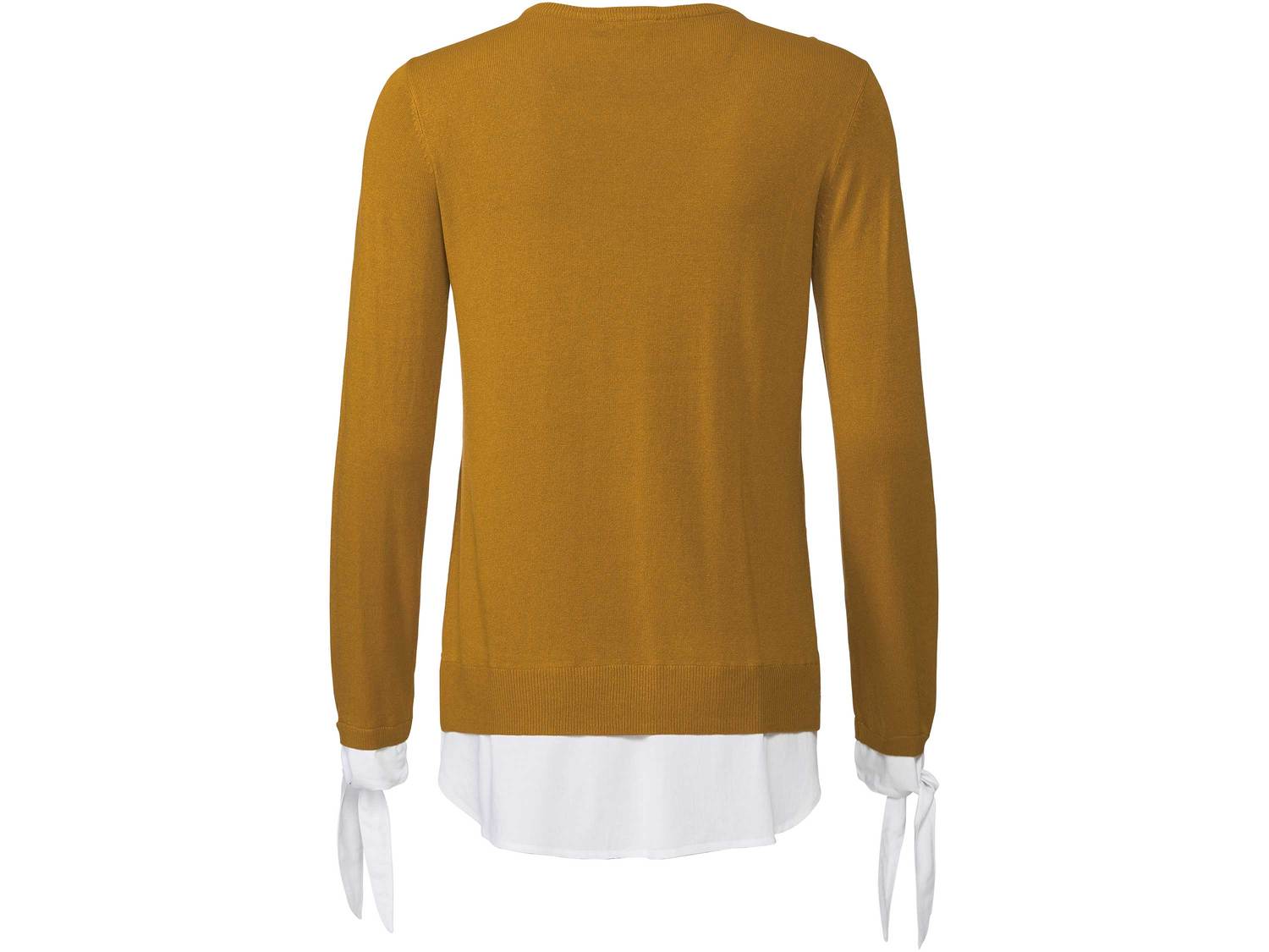 Sweter z koszulowym brzegiem Esmara, cena 34,99 PLN
- wiązanie przy rękawach
- ...