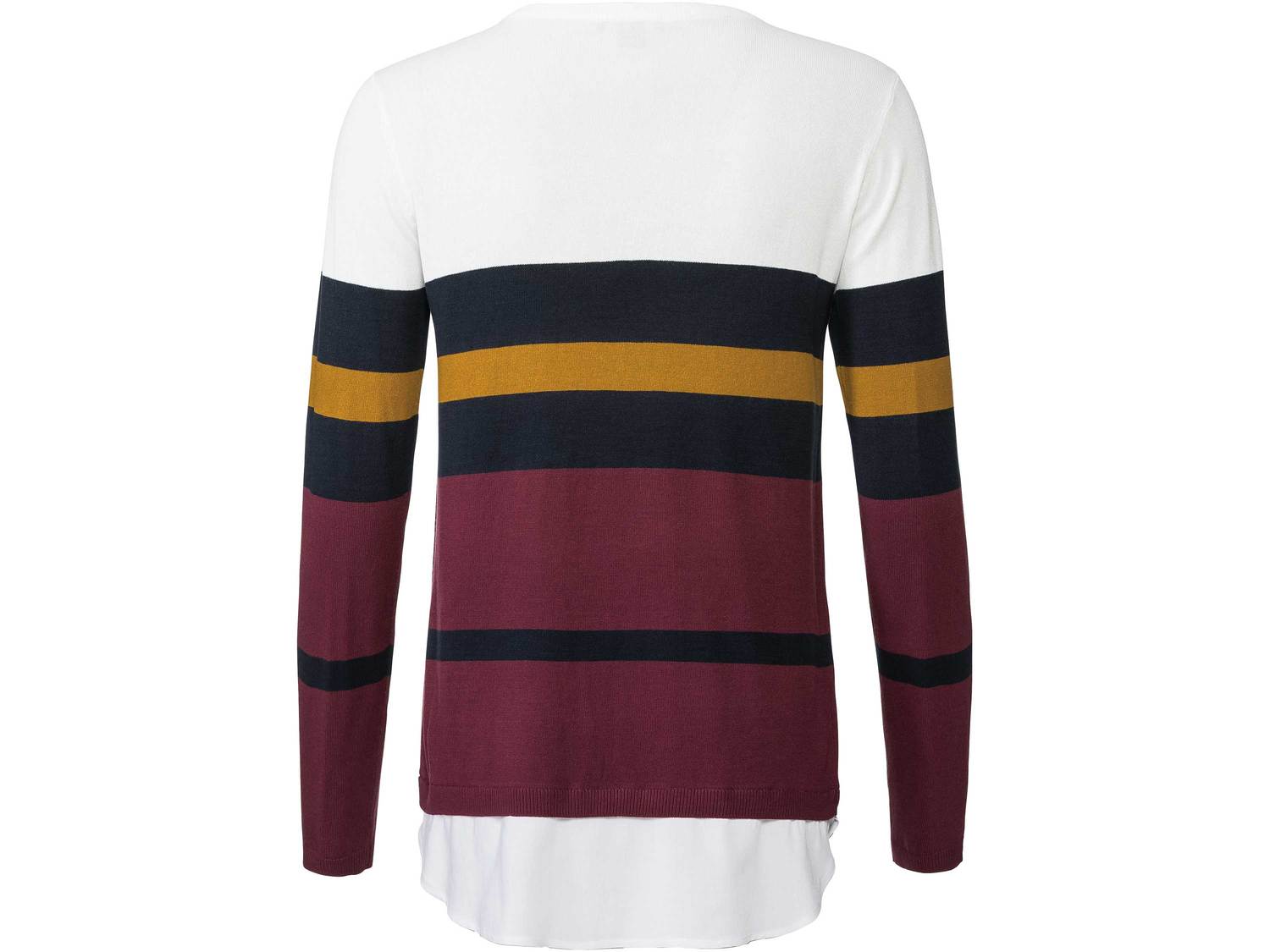 Sweter z koszulowym brzegiem Esmara, cena 34,99 PLN
- sweter: 84% wiskozy (LENZING™ ...