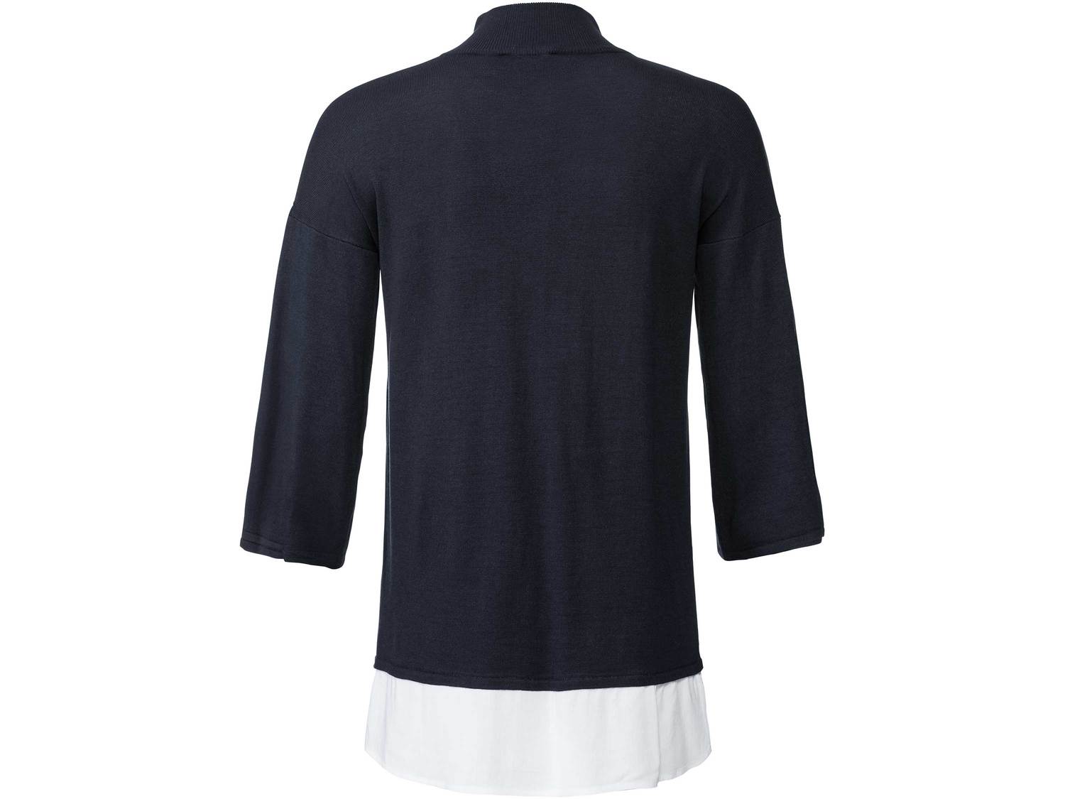 Sweter z koszulowym brzegiem Esmara, cena 34,99 PLN
- sweter: 84% wiskozy (LENZING™ ...