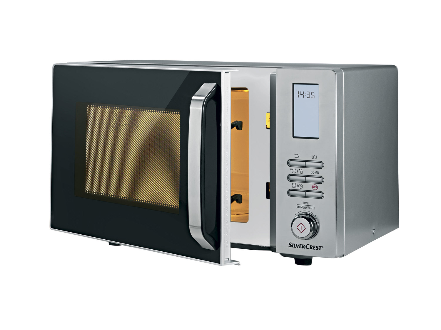 Kuchenka mikrofalowa z grillem 1000 W Silvercrest Kitchen Tools, cena 279,00 PLN ...