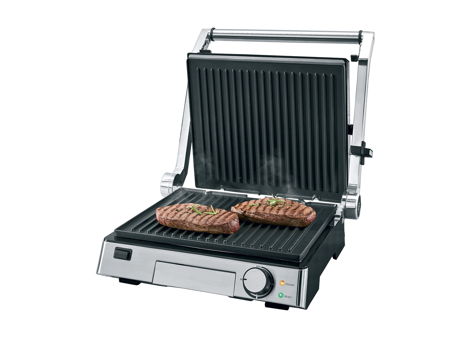 Grill kontaktowy 2000 W , cena 179,00 PLN
3 w 1:
- grill kontaktowy
- opiekacz ...