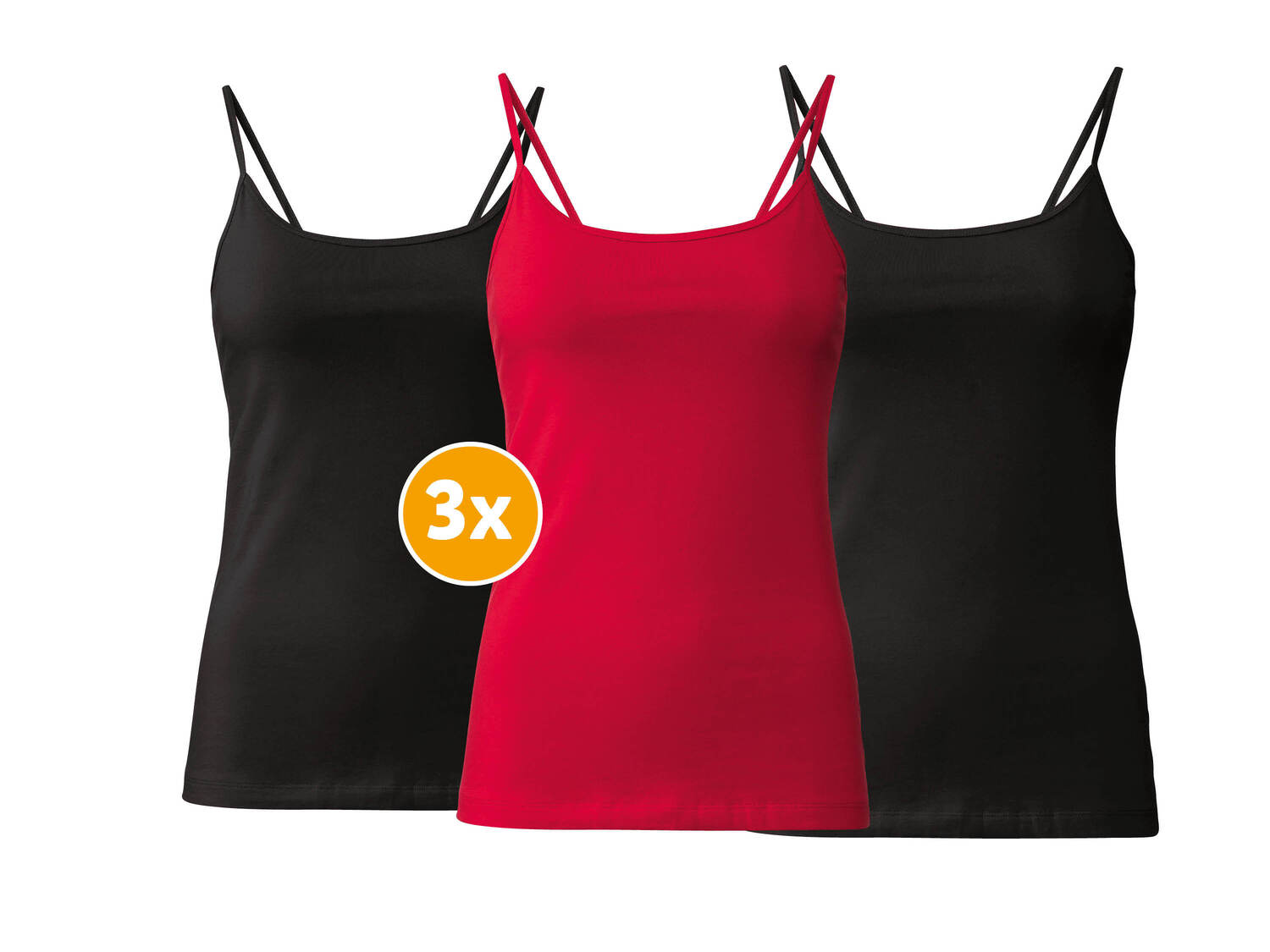 Podkoszulki na ramiączkach, 3 szt.* Esmara Lingerie, cena 9,99 PLN
*Artykuł ...