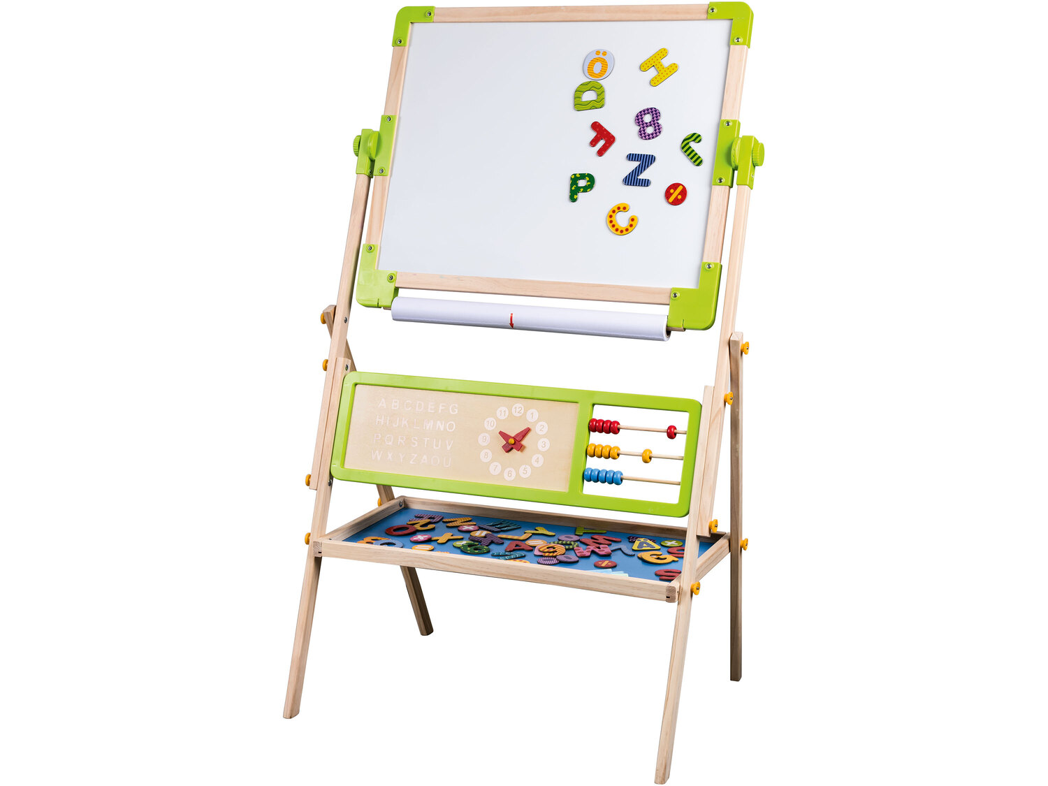 Dwustronna tablica edukacyjna Playtive Junior, cena 79,90 PLN 
- strona kredowa ...