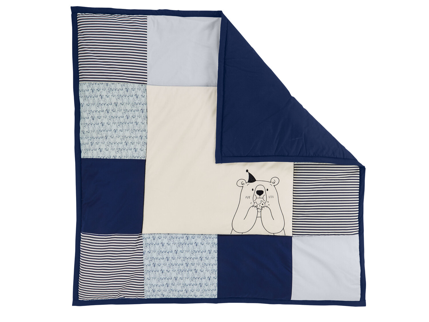 Patchworkowa kołderka dziecięca 3 w 1* Lupilu, cena 49,99 PLN
*Produkt dostępny ...