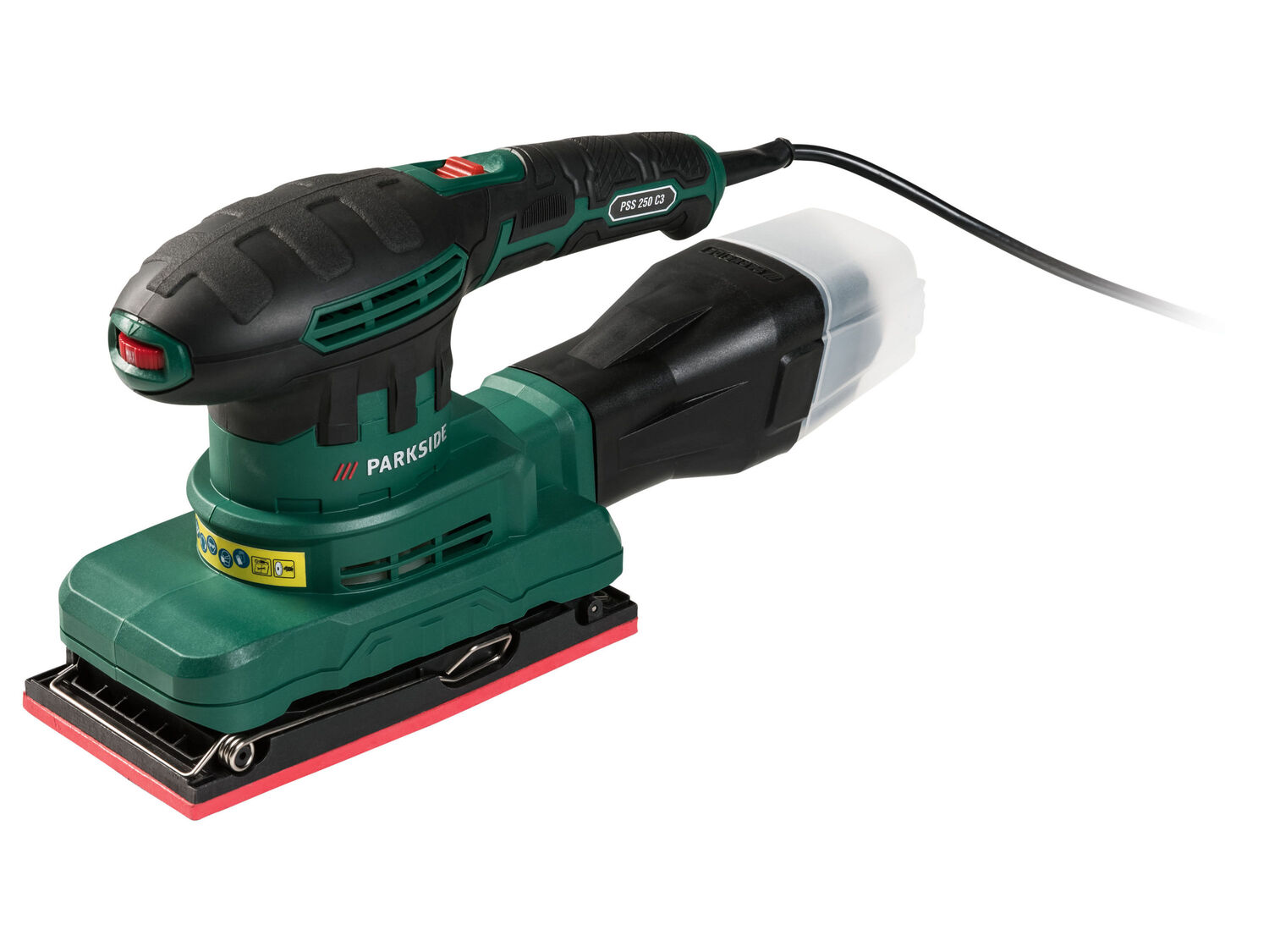 Szlifierka oscylacyjna 250 W Parkside, cena 89,90 PLN
- prosta wymiana papieru ...
