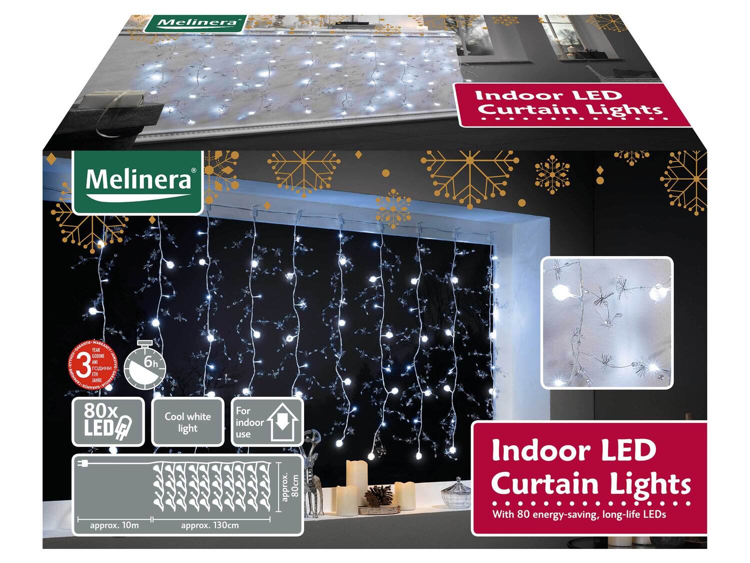 Dekoracja świetlna LED z timerem , cena 64,90 PLN
3 wzory
- 130 x 80 cm (szer. ...