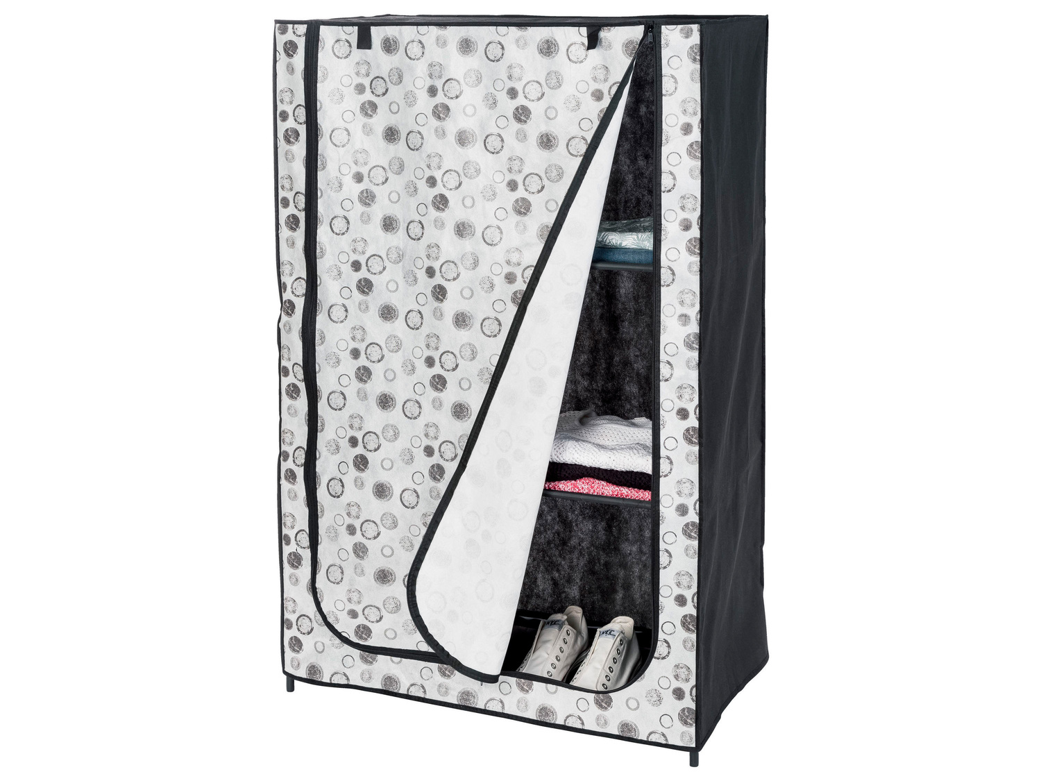 Szafa tekstylna na ubrania Livarno Living, cena 39,00 PLN
- ok. 80 x 123 x 45 ...