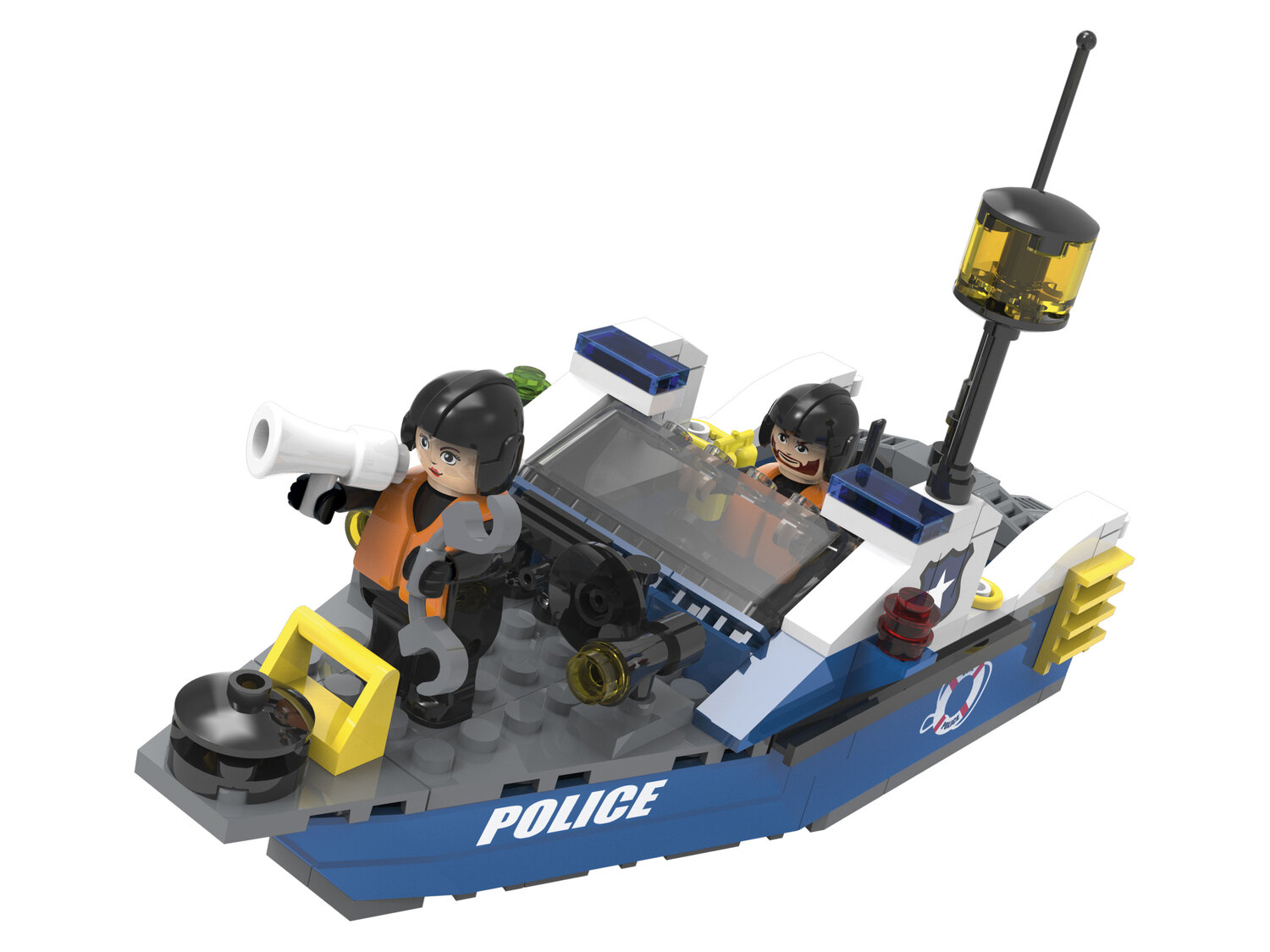 Mały zestaw klocków Playtive, cena 12,99 PLN
motorówka policyjna
- 165 części
Opis
- ...