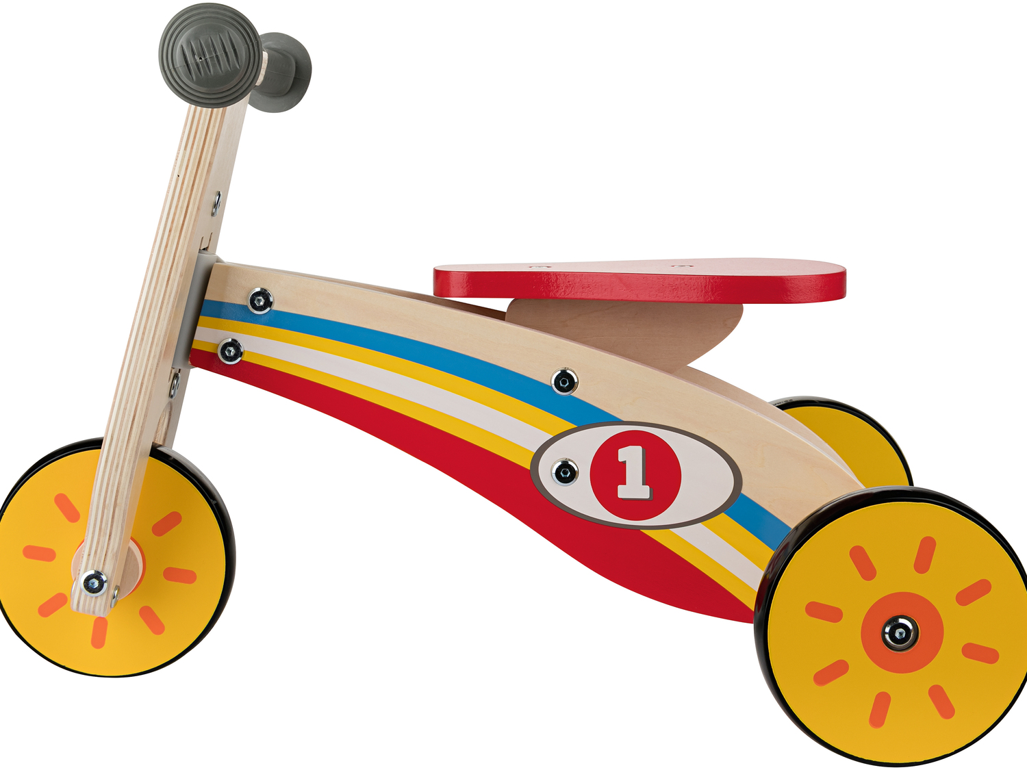 Drewniany rower biegowy Playtive Junior, cena 99,00 PLN
- trening równowagi i ...