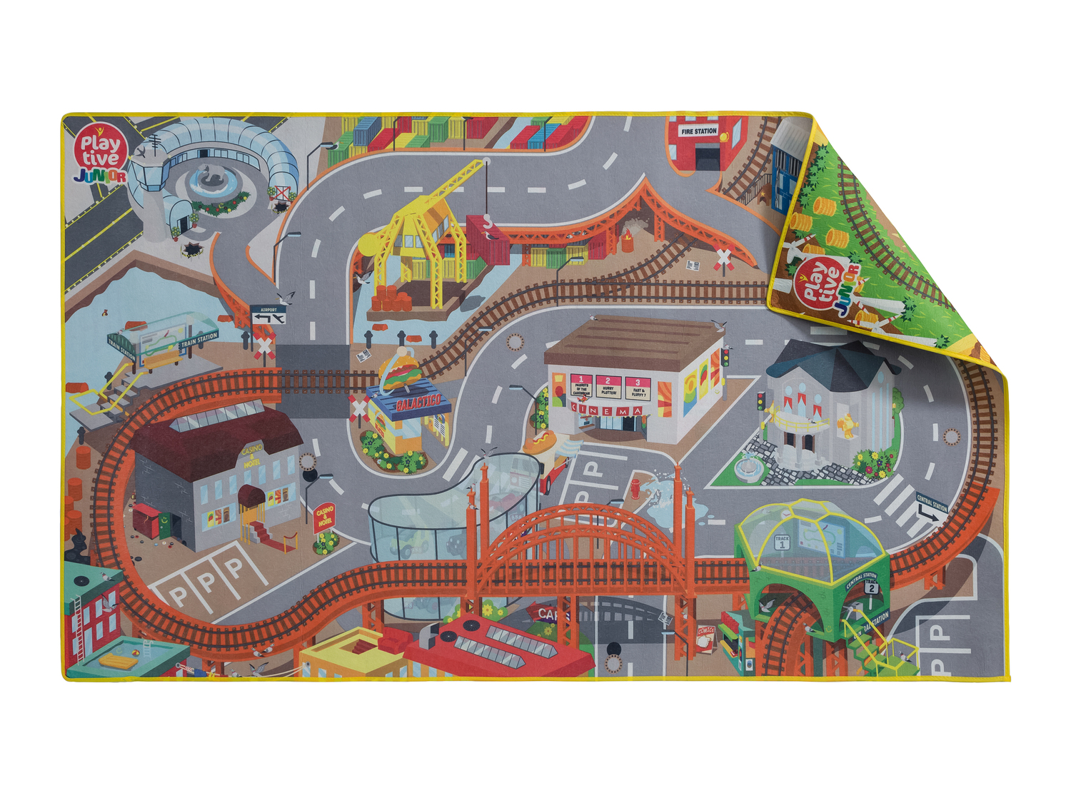 Dwustronny dywan do zabawy Playtive Junior, cena 39,99 PLN
- ok. 150 x 90 cm (dł. ...